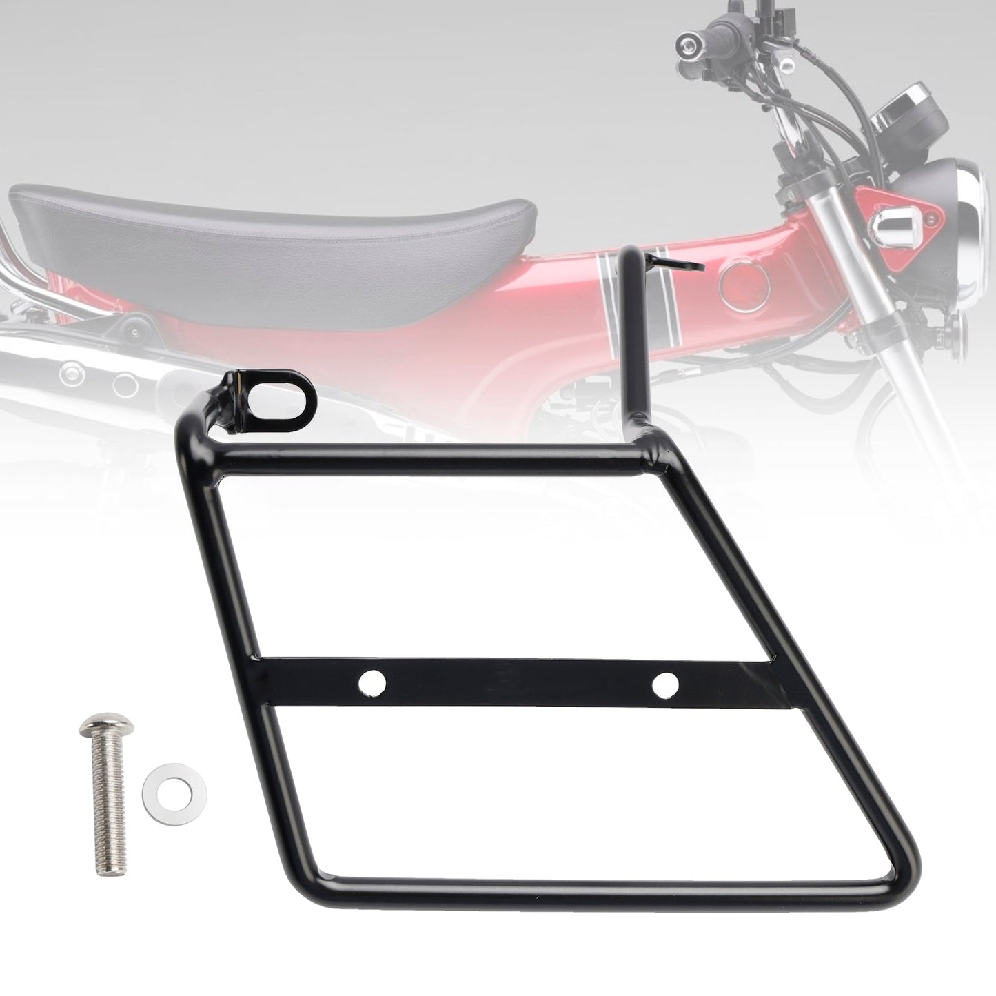Supporto per borsa laterale Honda Dax 125 ST125 2021-2024, staffa di montaggio sinistra cromata