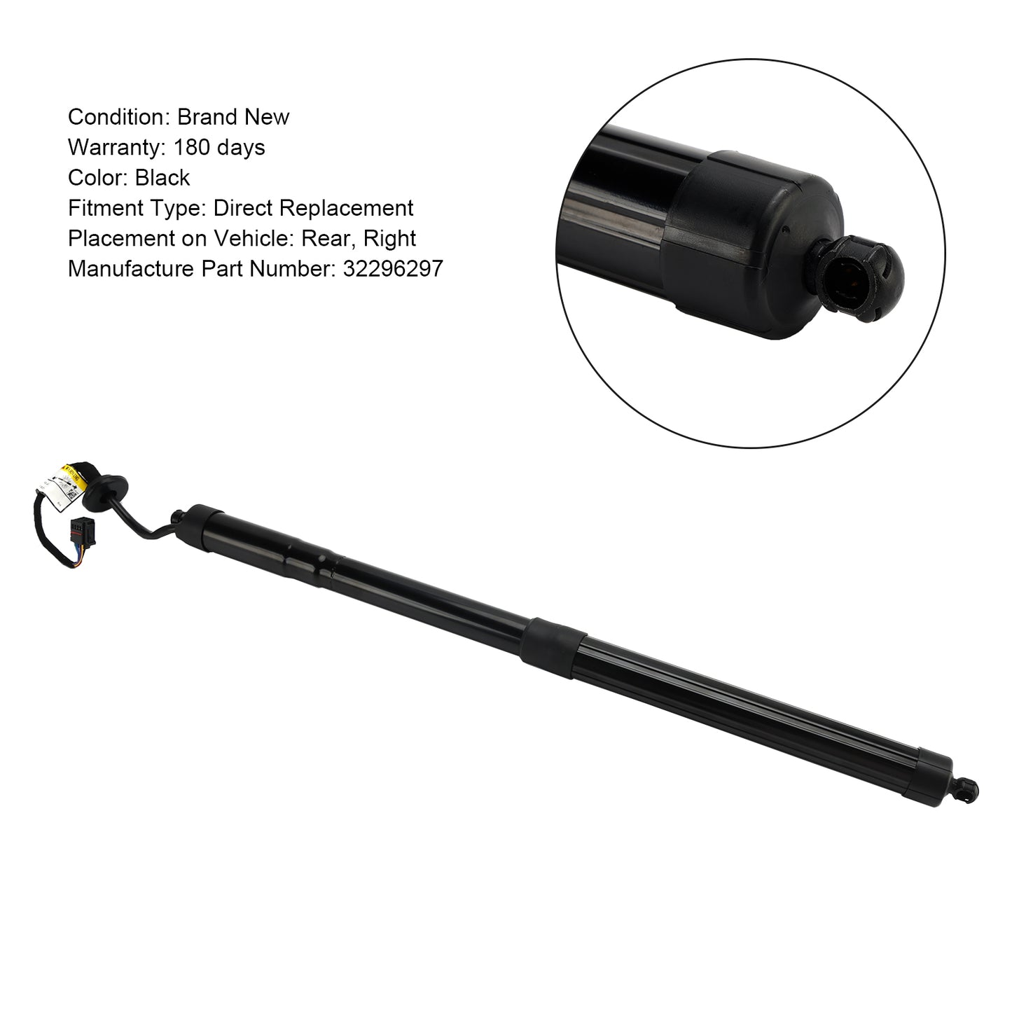Rear Right Electric Tailgate Gas Strut 32296297 Per Volvo XC40 536 2021-2023