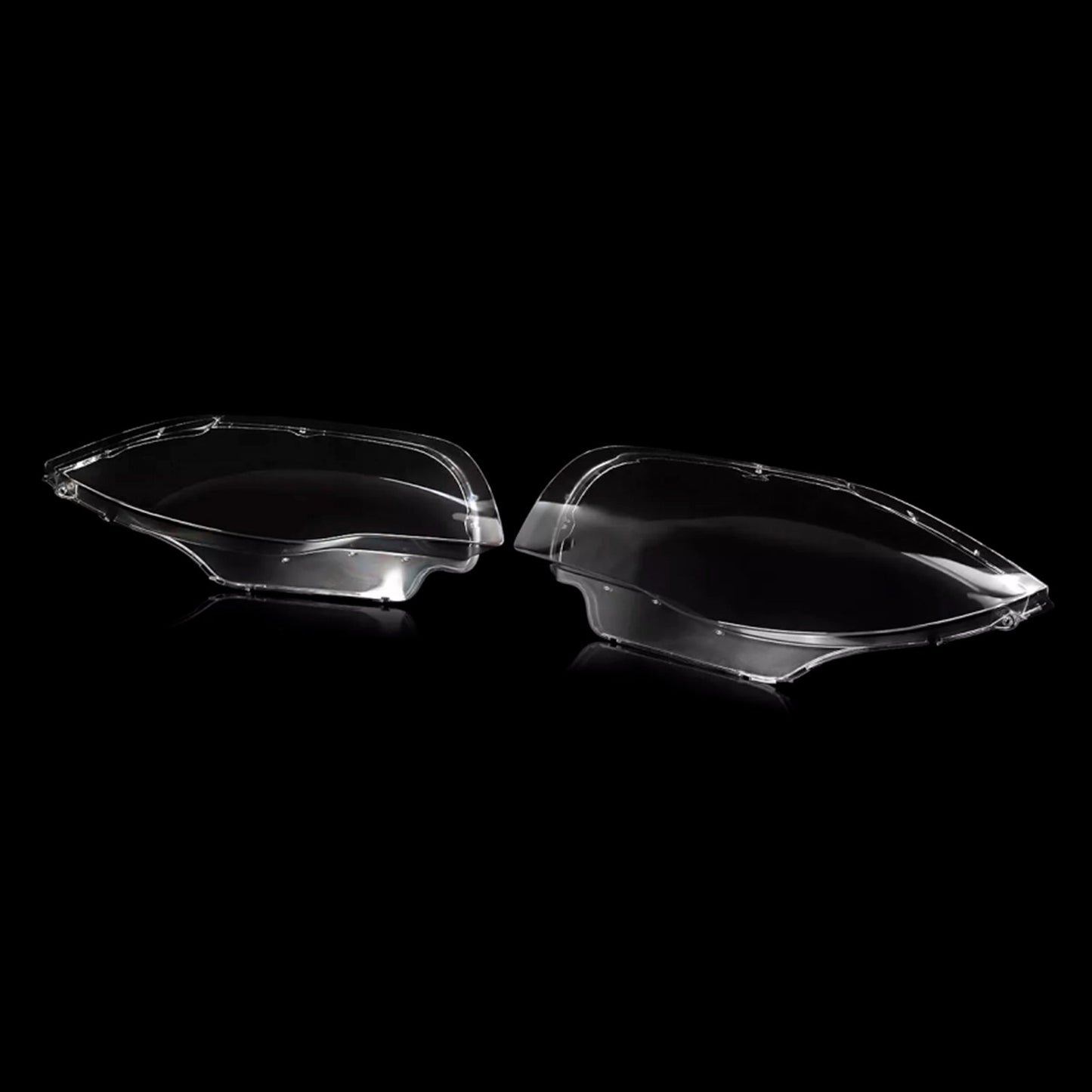 Copertura trasparente in vetro per faro anteriore BMW Serie 1 E81 E82 E87 E88 2 pezzi 2003-2011 63126924486,