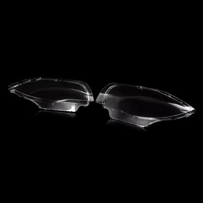 Copertura trasparente in vetro per faro anteriore BMW Serie 1 E81 E82 E87 E88 2 pezzi 2003-2011 63126924486,