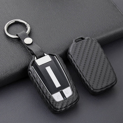 Custodia in pelle e silicone per chiave auto con fibbia per Isuzu