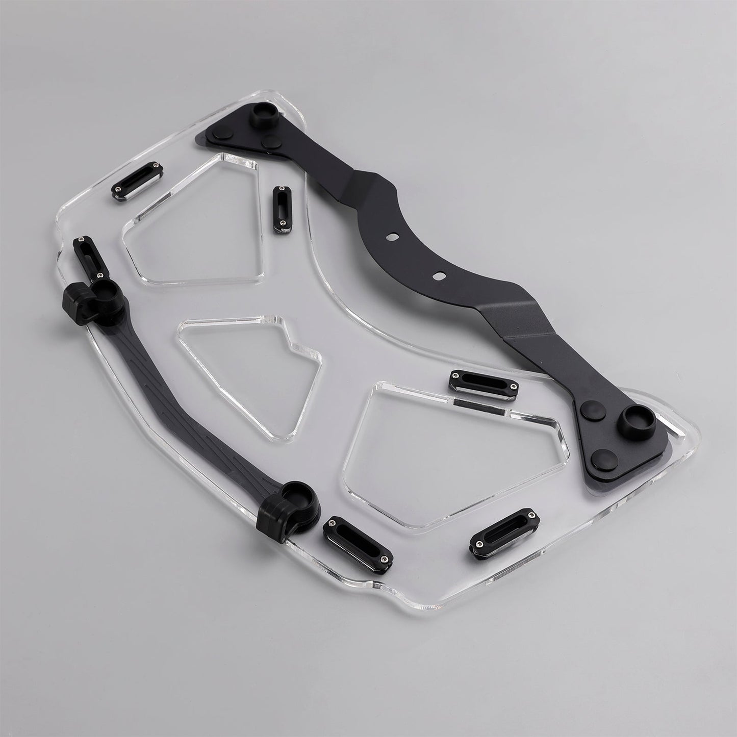 Portapacchi aggiuntivo per bauletto per BMW K1600 GTL GT 2011-2024 trasparente