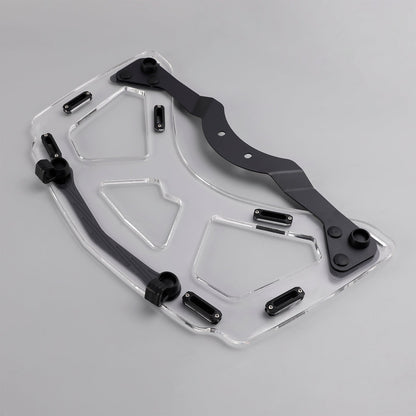 Portapacchi aggiuntivo per bauletto per BMW K1600 GTL GT 2011-2024 trasparente