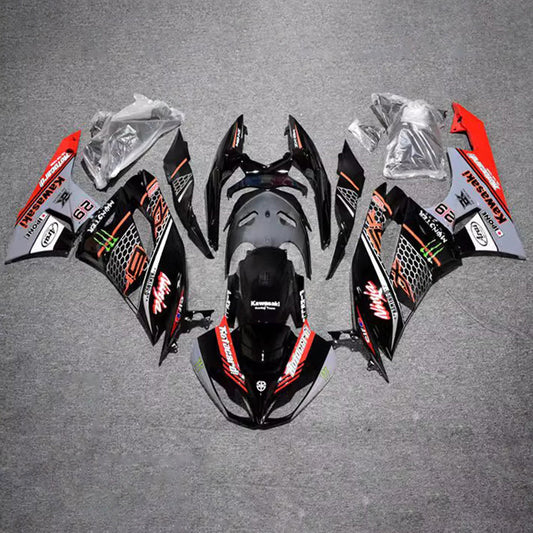Kit carenatura iniezione in plastica ABS adatto per Kawasaki ZX6R 636 2009-2012