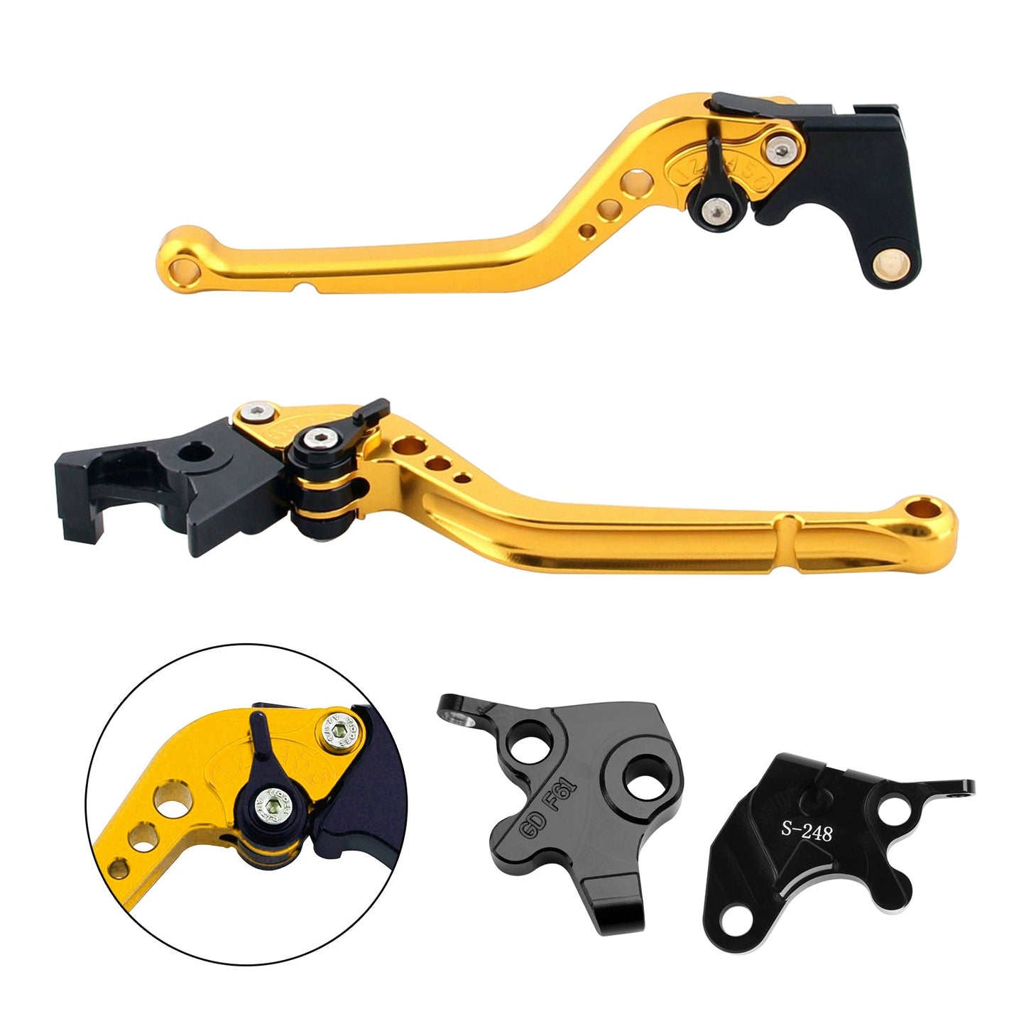 Leva frizione freno lunga YAMAHA YZF R125 2008-2011