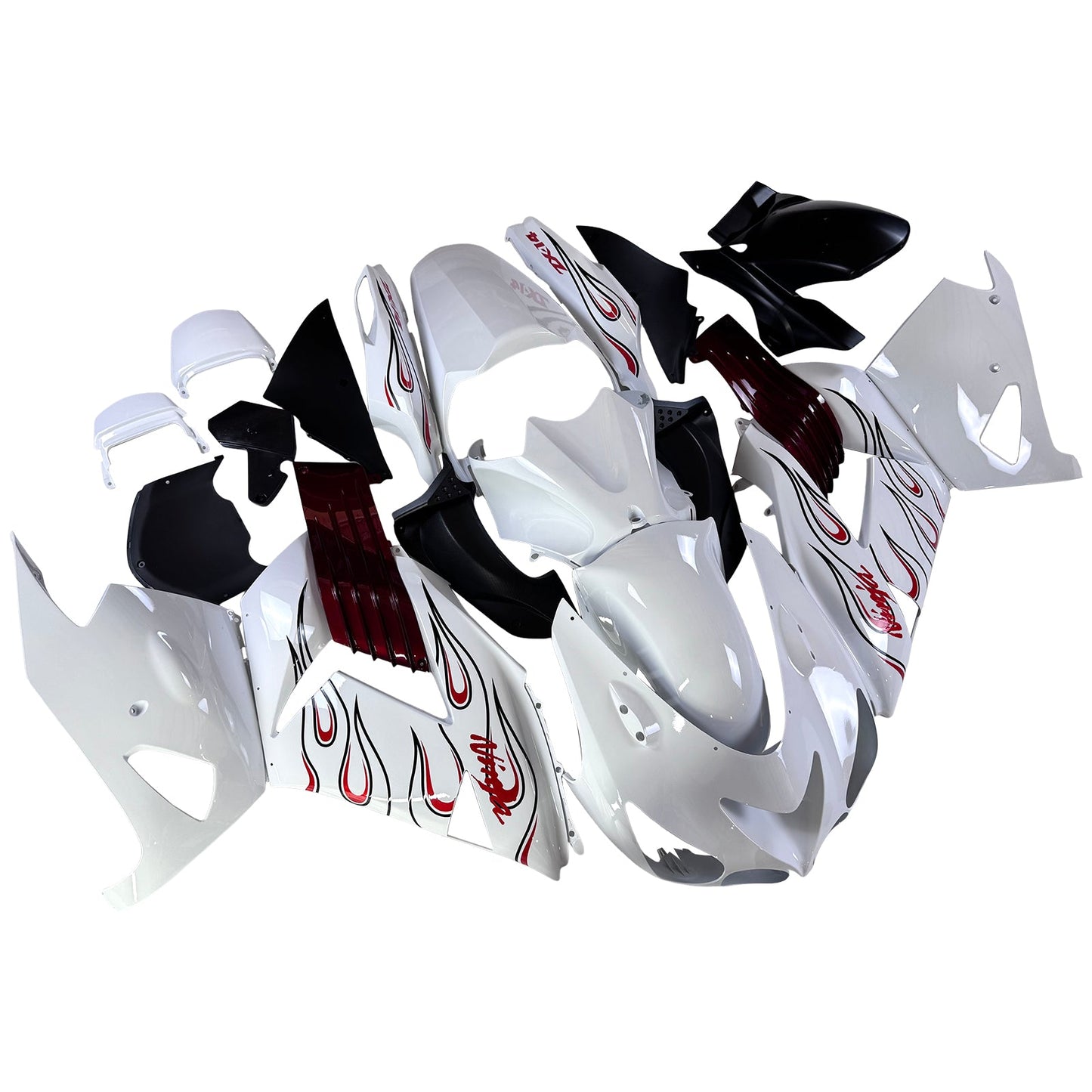 Kit di carene stampate a iniezione per Kawasaki ZX14R ZZR1400 2006-2011
