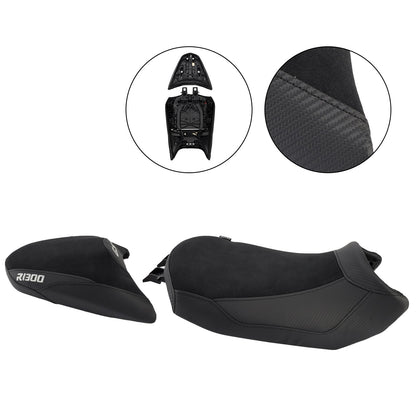 2024-2025 Per BMW R1300GS R 1300 GS Parte anteriore inferiore con sedile posteriore conducente passeggero nero