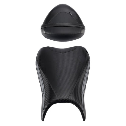 Kit cuscini passeggero Raider anteriori e posteriori per Suzuki GSX1300R 2022-2024, colore nero.