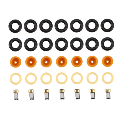 6 pezzi Guarnizione filtro O-ring iniettore carburante adatta per Audi 80 90 100 A4 A6 A8 2.4 2.6 2.8
