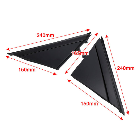 Modanatura per specchietto retrovisore laterale sinistro e destro Fiat 500 2X 2012-2019