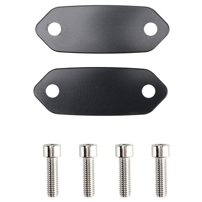 Piastra di bloccaggio per l'eliminazione dello specchio per Kawasaki Ninja 300 250 400 125 ZX6R 636