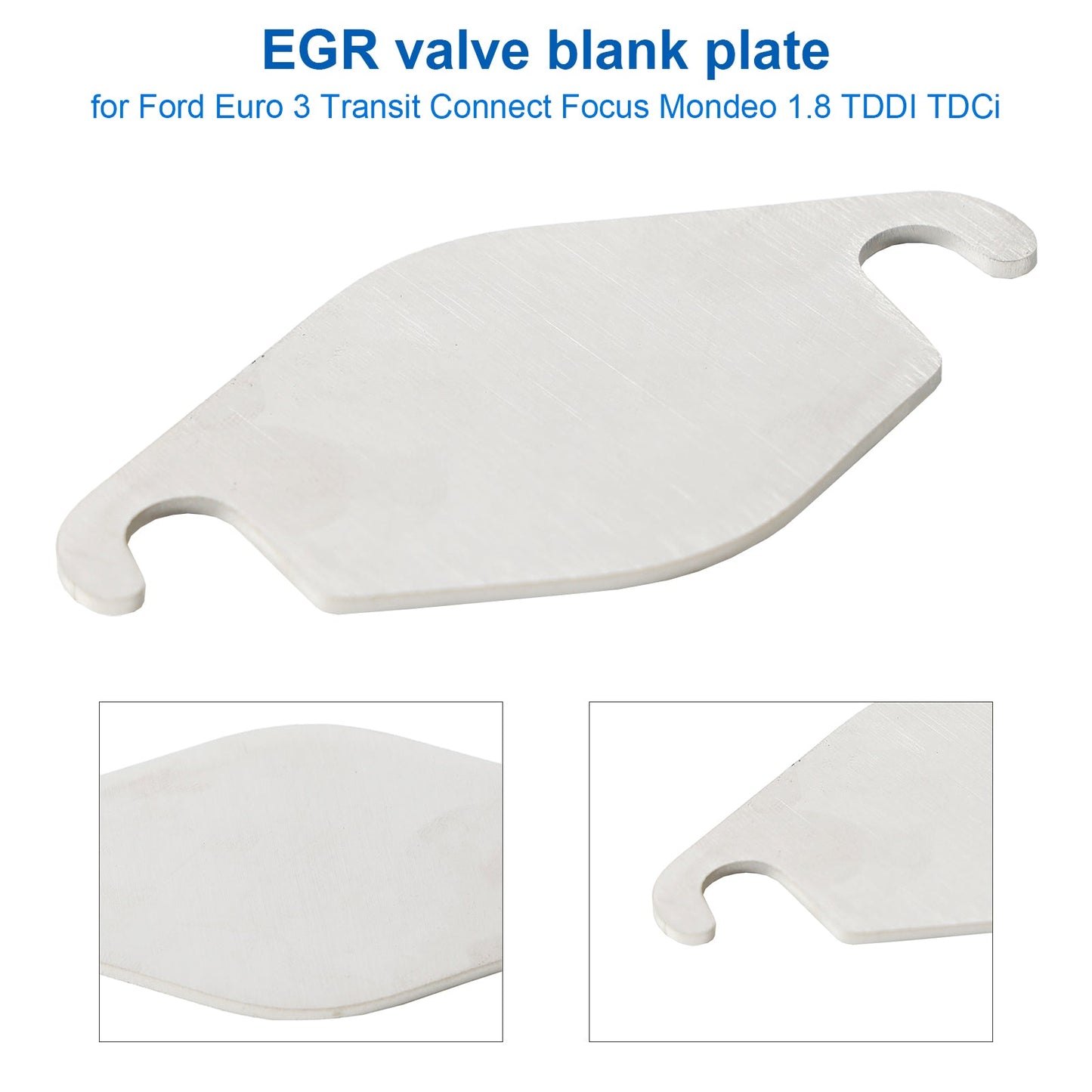 Piastra cieca valvola EGR per Ford Euro 3 Transit Connect Focus Mondeo 1.8 TDDI TDCi