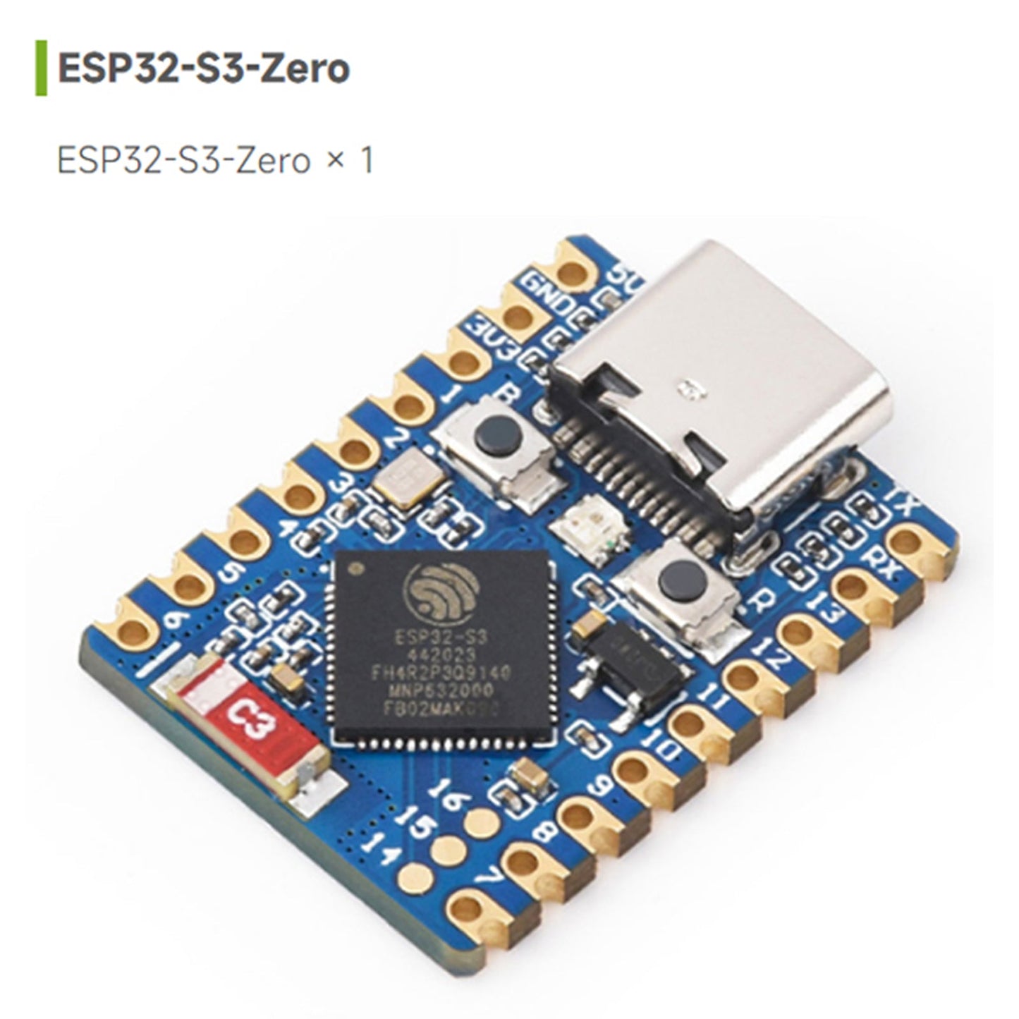 Scheda di sviluppo ESP32-S3 Processore Dual-Core S3FH4R2 Frequenza operativa 240 MHz