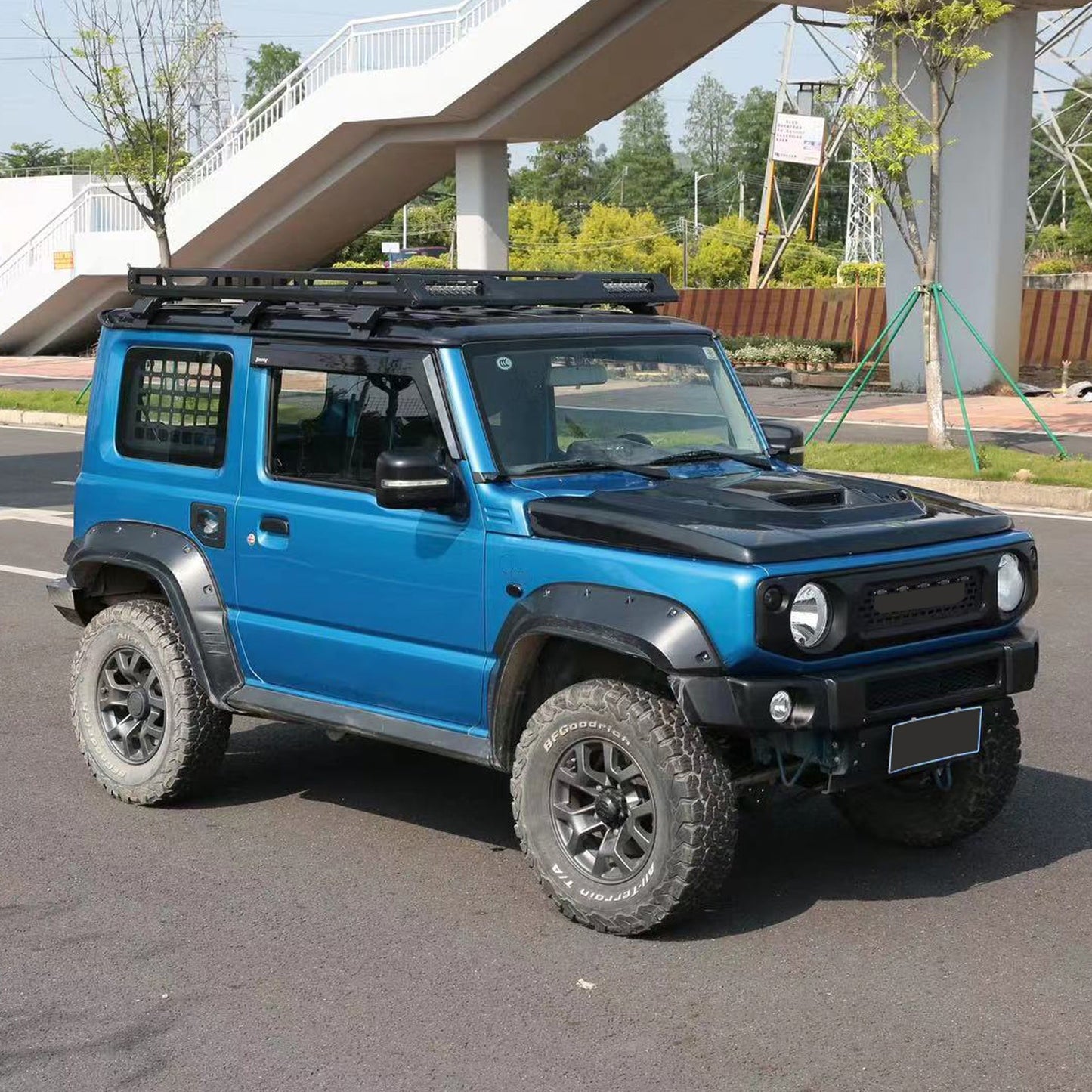 Portapacchi da tetto in alluminio compatibile con Suzuki Jimny JB64 JB74 2019-2026