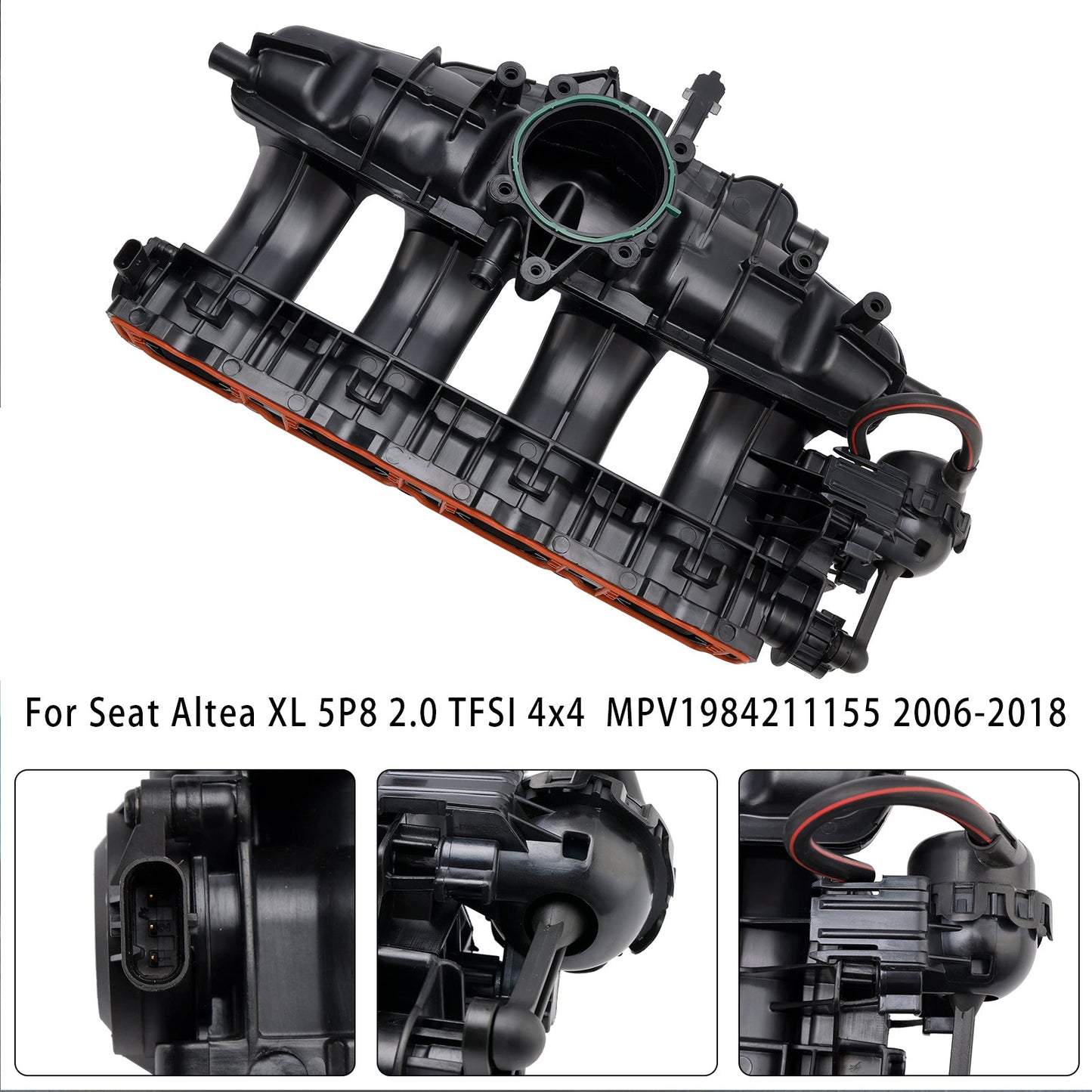 Collettore di aspirazione aria motore Volkswagen Beetle CBFA o CCTA 2012-2013 06J133201BD