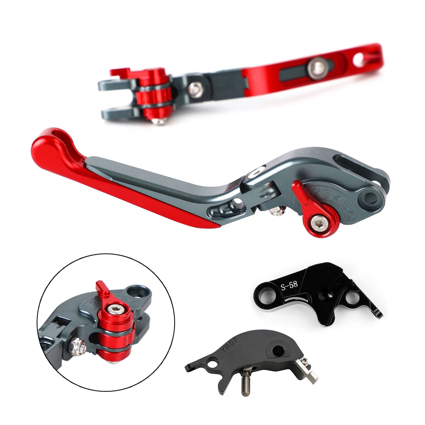 Leva freno frizione regolabile YAMAHA YZF R7 MT-10/SP FZ-10/SP 2022-2023