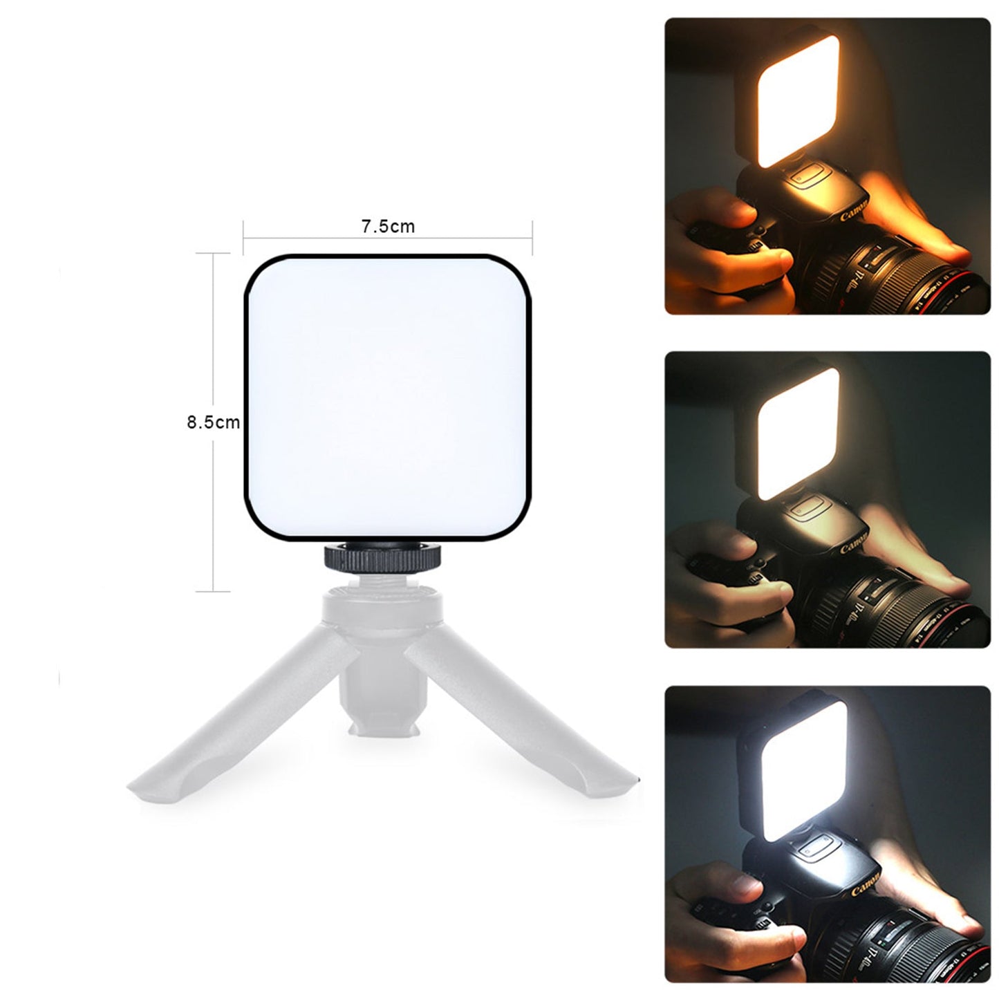 W64 RGB LED Video Luce Riempimento Luce Videocamera Cellulare Bellezza Dal Vivo All&#39;Aperto