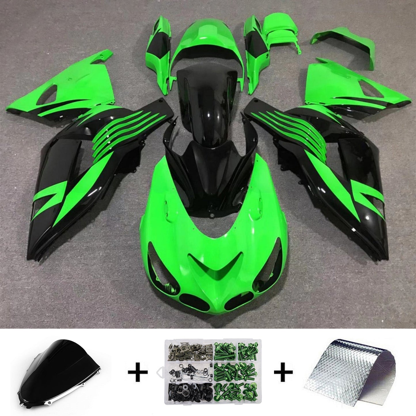 Kit carenatura iniezione adatto per Kawasaki ZX14R ZZR1400 2006-2011