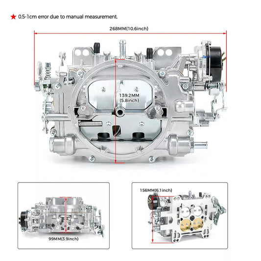 Carburatore 4 canne 1913 AVS2 800 CFM Choke elettrico CBR23 1913 AVS2 800CFM