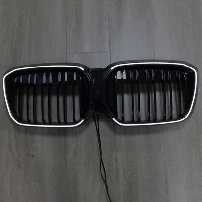 Griglia anteriore a doppio rene nera lucida BMW IX3 G08 LCI 2022-2024