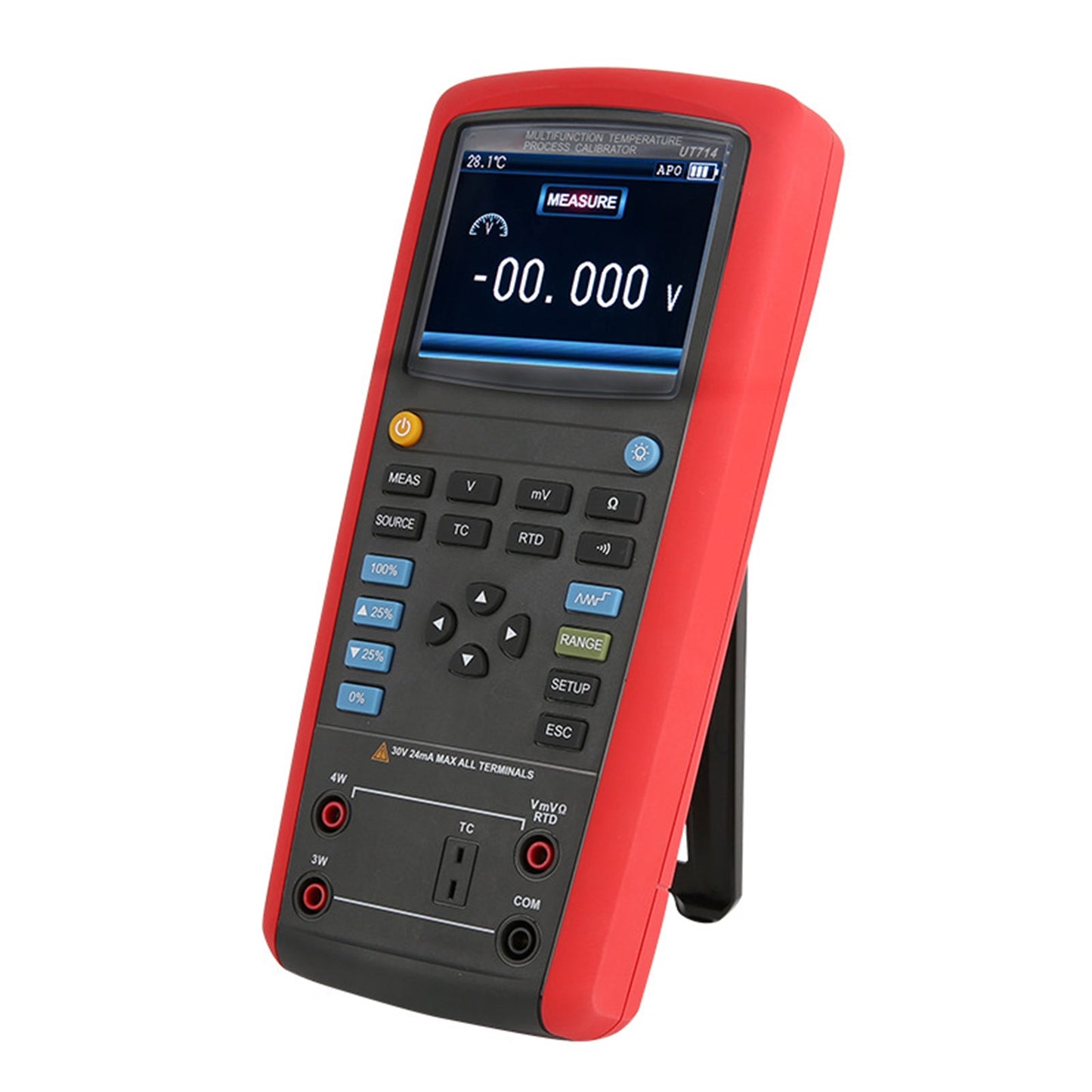 UT714 Tester multifunzione Calibratore di processo per temperatura Termocoppia