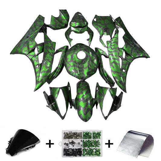 Kit carenatura iniezione plastica ABS per Yamaha YZFR6 YZF-R6 2006-2007