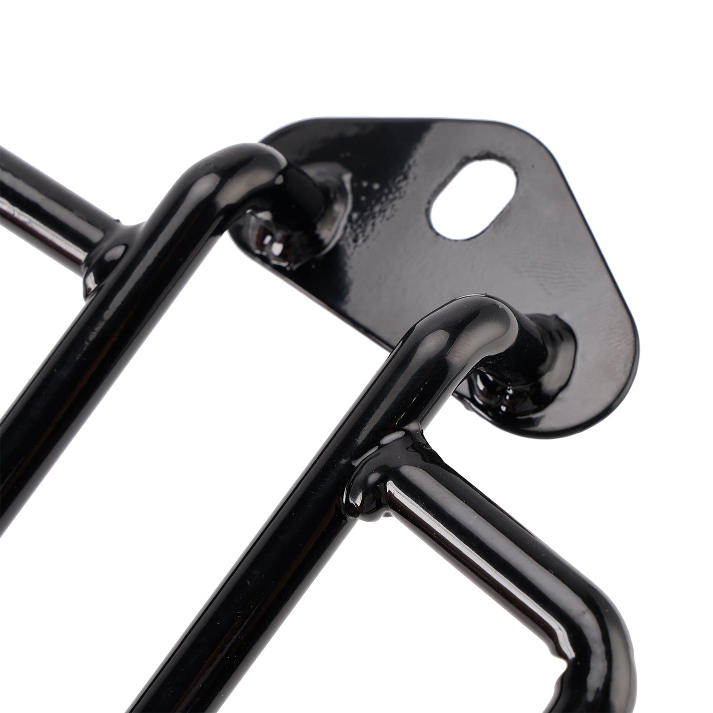 Portapacchi posteriore nero per sella monoposto, adatto per Sportster XL XR 883 1200 2004-2022