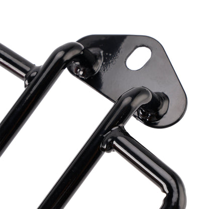 Portapacchi posteriore nero per sella monoposto, adatto per Sportster XL XR 883 1200 2004-2022