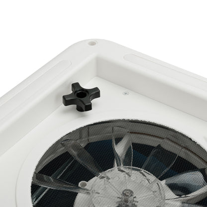 Ventilatore da tetto per camper da 11 pollici, motore a 3 velocità, lucernario da 12 V con luce a LED