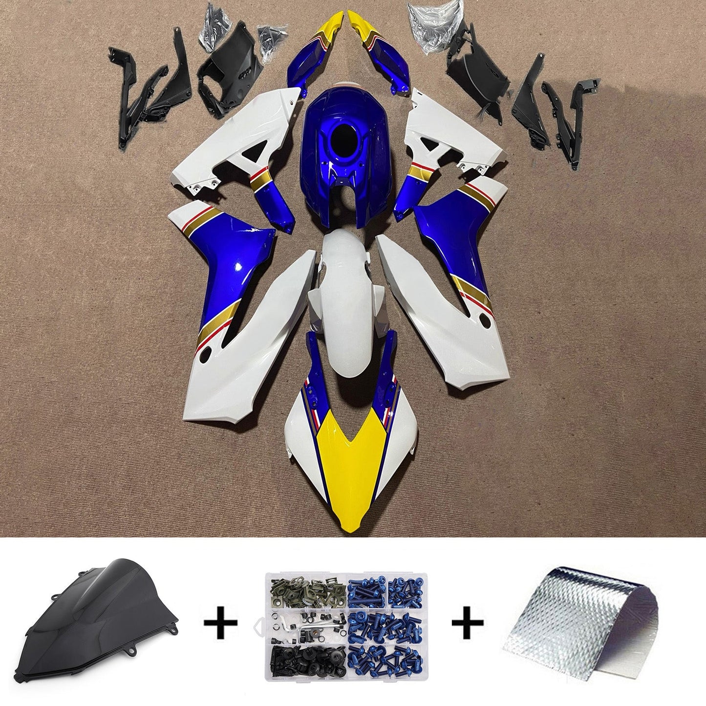 Kit di carene in plastica ABS stampate a iniezione per Honda CBR650R 2024-2026