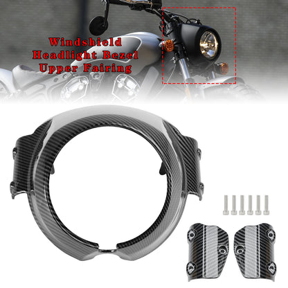 2015-2022 Indian Scout Parabrezza Lunetta del faro Carenatura superiore adatta per