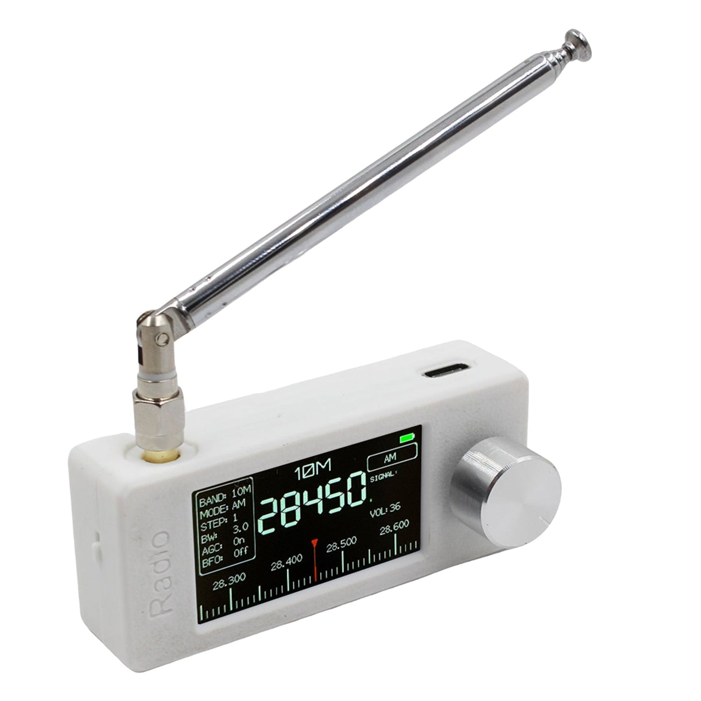 Ricevitore radio portatile SI4732 0,5-108 MHz LSB AM FM Mini tascabile per tutte le bande