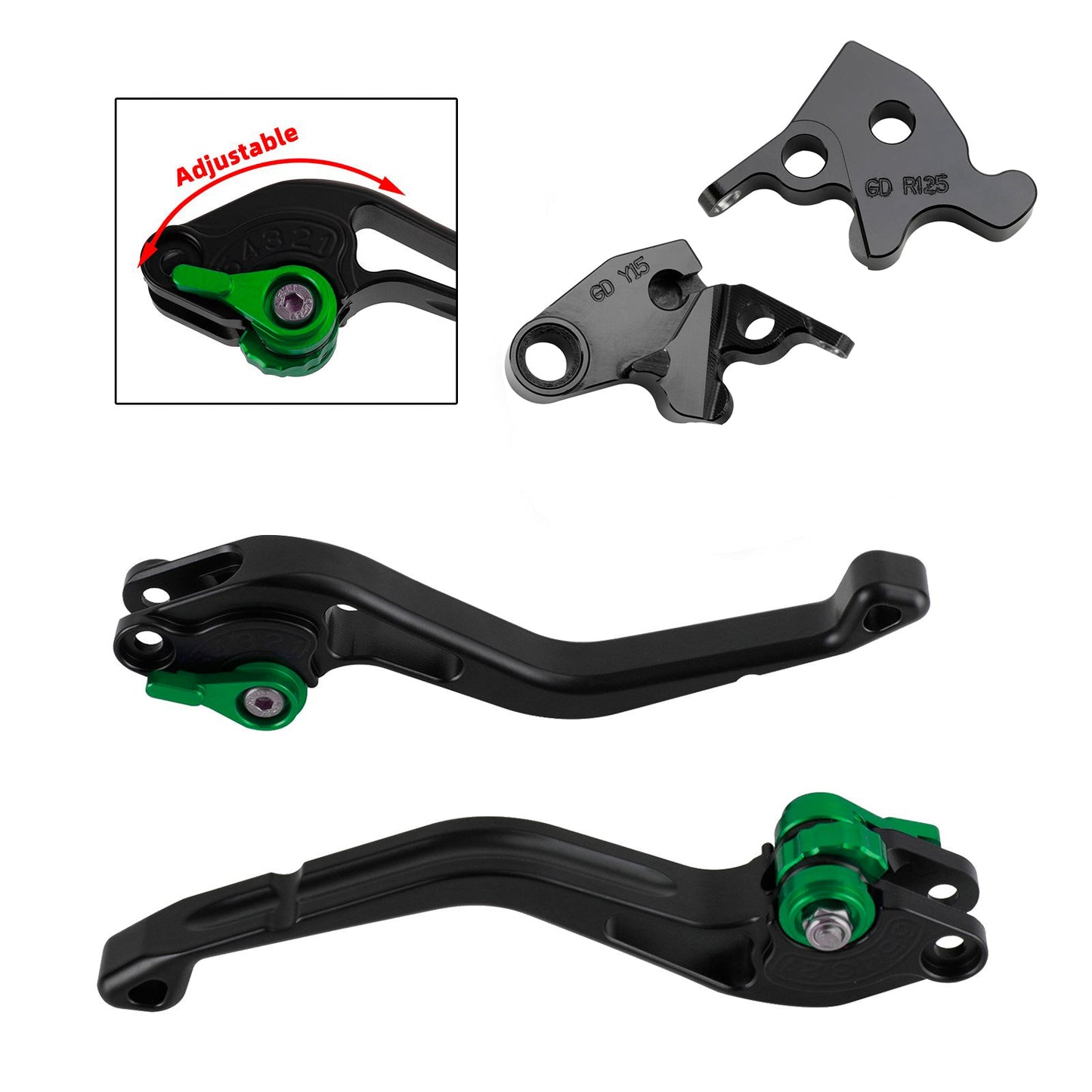 NUOVA leva freno frizione corta adatta per YAMAHA XSR 155 MT15 2019-2022