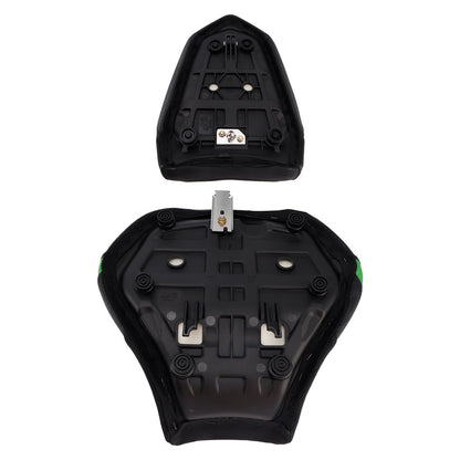 Kit cuscini passeggero Raider anteriori e posteriori per Kawasaki Ninja H2 Sx 2022-2025, colore verde.
