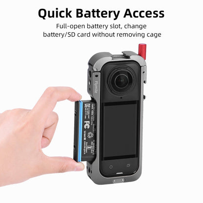 Accessori per fotocamera: custodia protettiva con copriobiettivo e kit per Insta360 X5