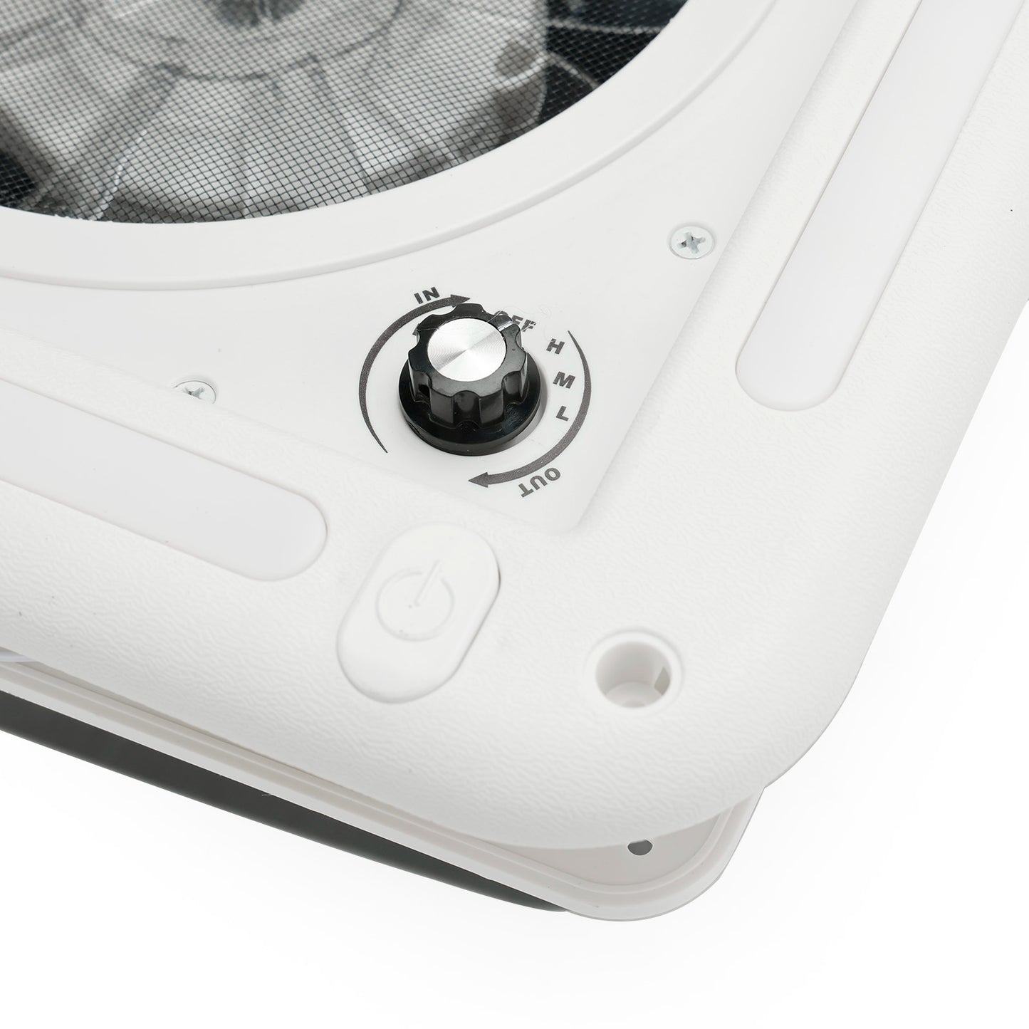 Ventilatore da tetto per camper da 11 pollici, motore a 3 velocità, lucernario da 12 V con luce a LED