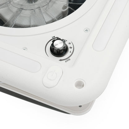 Ventilatore da tetto per camper da 11 pollici, motore a 3 velocità, lucernario da 12 V con luce a LED