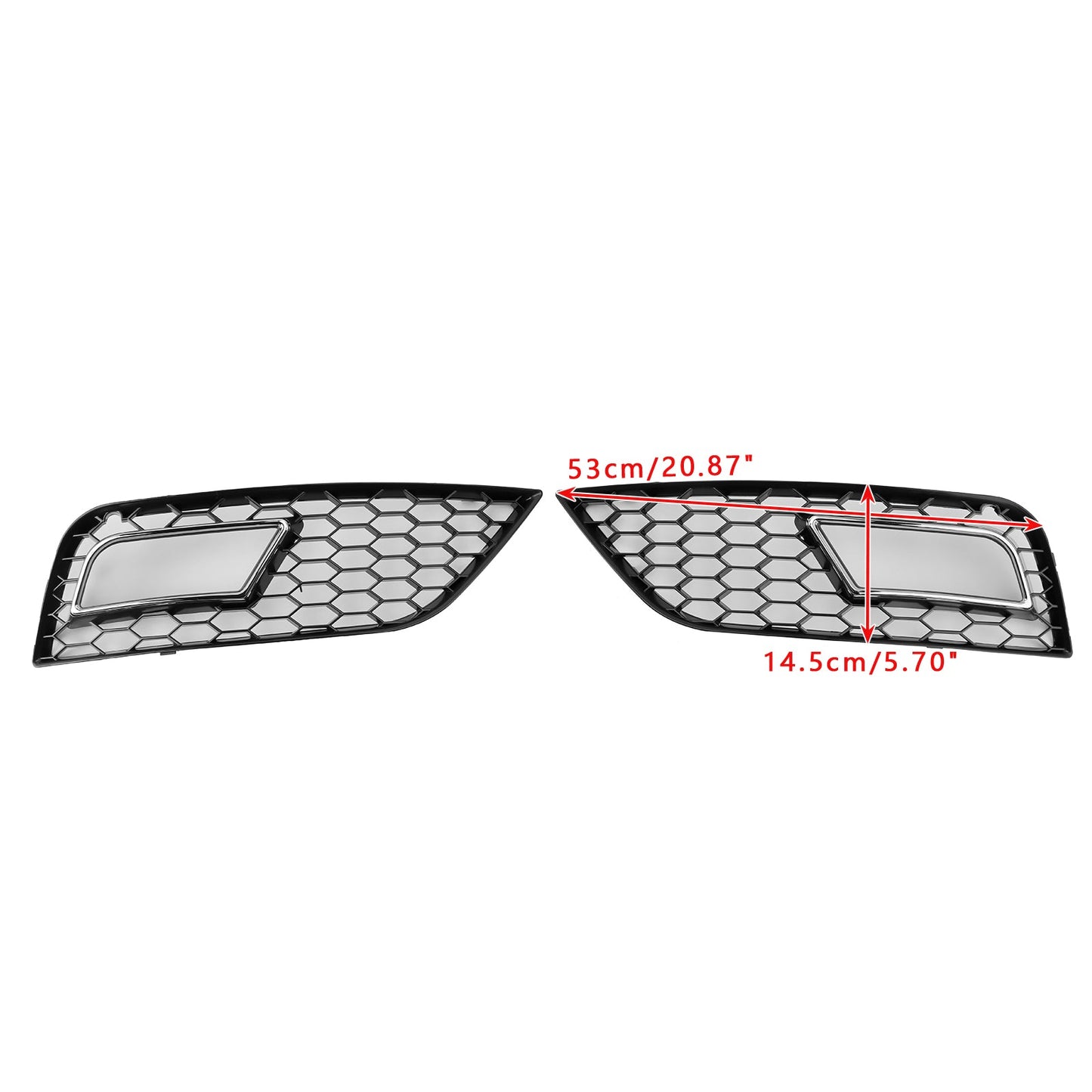 Copertura fendinebbia a nido d'ape Audi A4 B8.5, paraurti standard 2013-2015