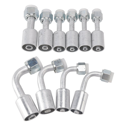 42810100 Kit tubi e raccordi A/C AN6/AN8/AN10 Tubi, raccordi dritti e a 90°