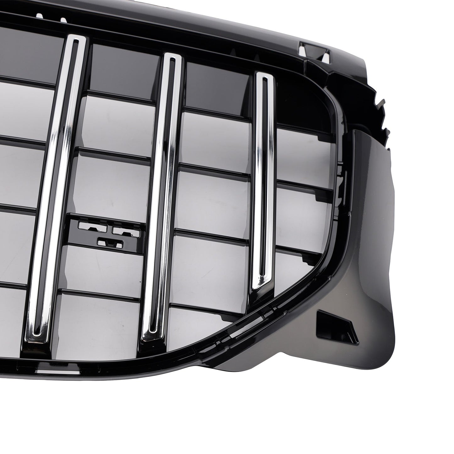 Griglia paraurti anteriore cromata e nera per Mercedes Benz GLB X247 GLB200 GLB250 (modelli dal 2024 in poi).