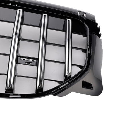Griglia paraurti anteriore cromata e nera per Mercedes Benz GLB X247 GLB200 GLB250 (modelli dal 2024 in poi).