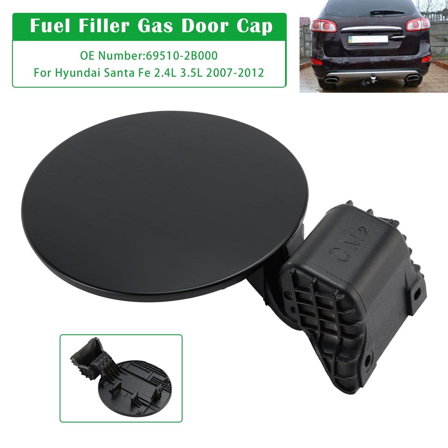 Tappo dello sportello del serbatoio del carburante Hyundai Santa Fe 2.4L 3.5L 2007-2012 69510-2B000