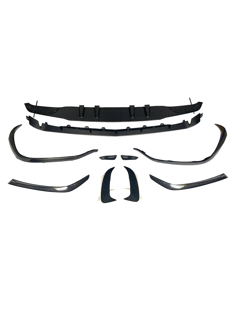 Kit carrozzeria paraurti in fibra di carbonio per Mercedes Benz Classe A W177 A45 (modelli 2019-2023), compatibile con W177 A45S.