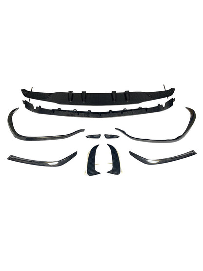 Kit carrozzeria paraurti in fibra di carbonio per Mercedes Benz Classe A W177 A45 (modelli 2019-2023), compatibile con W177 A45S.