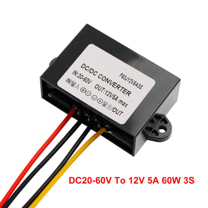 Convertitore DC-DC impermeabile da 20-60 V a modulo di alimentazione da 12 V a 5 A