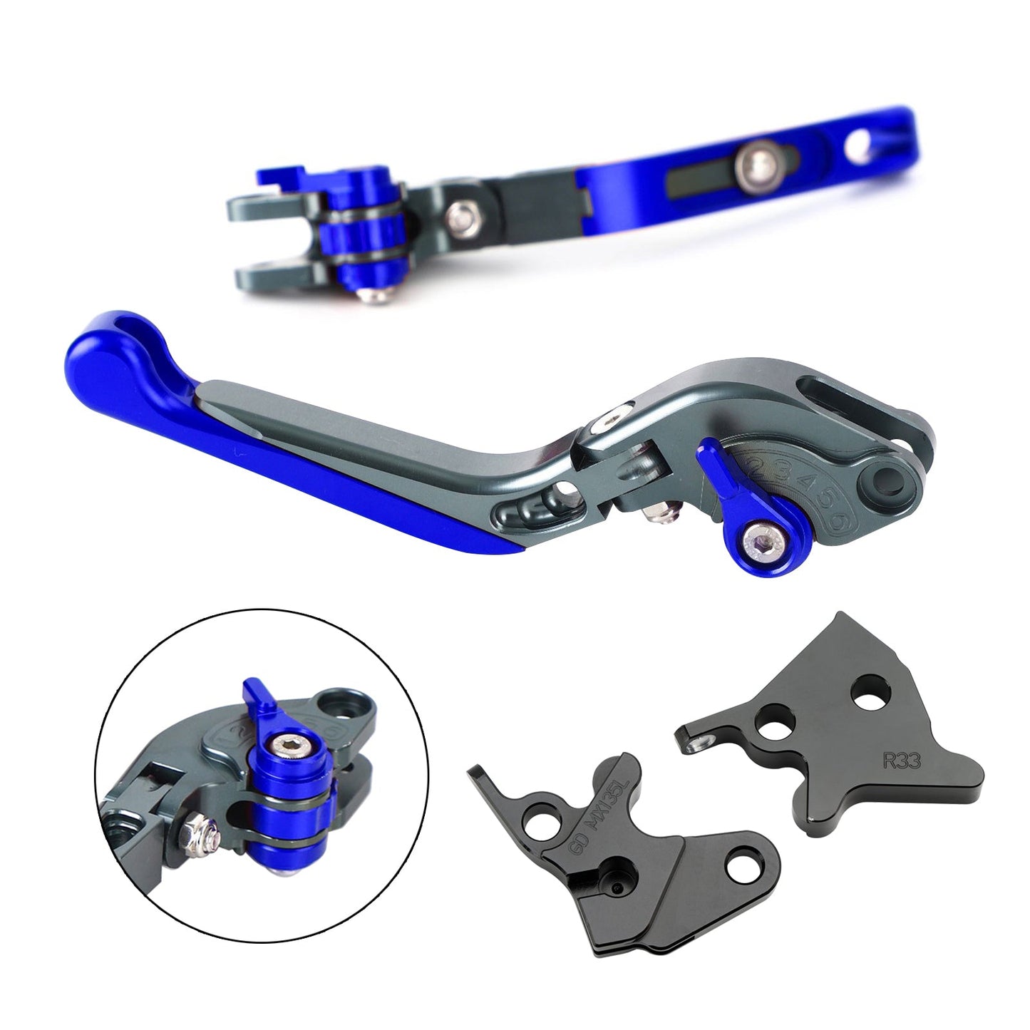 Leva freno frizione regolabile YAMAHA YBR125 2005-2014