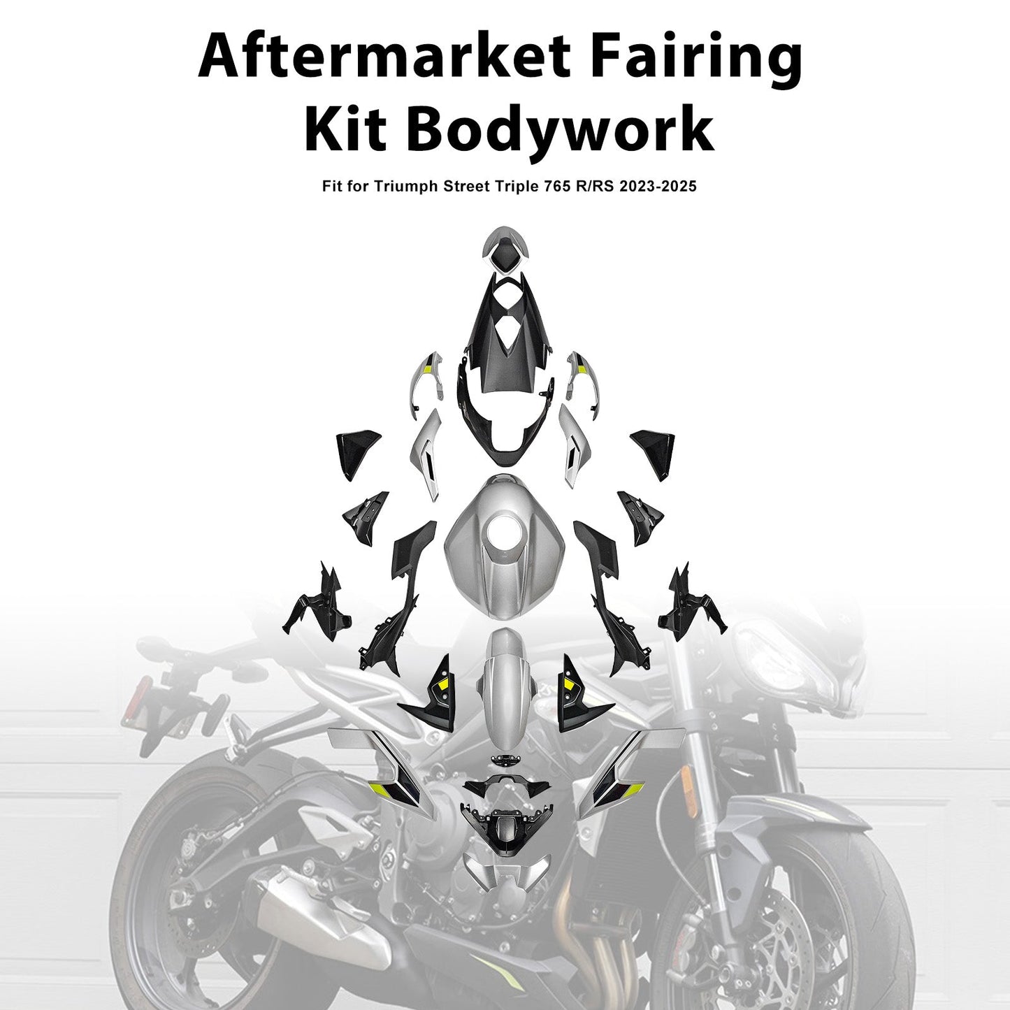 Kit di carene stampate a iniezione per Street Triple 765 R/RS 2023-2025