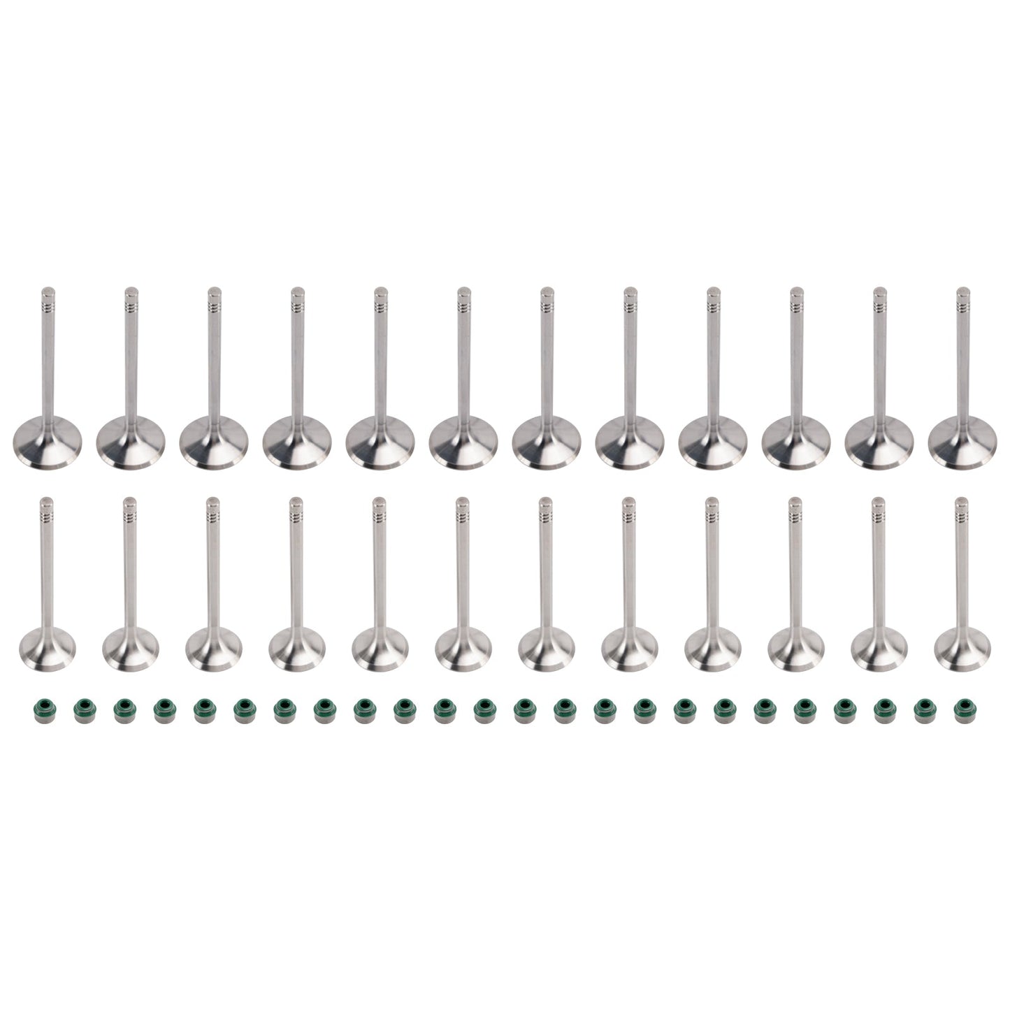 Set di 24 valvole di aspirazione e scarico 06E109601E per Audi A4 A5 A6 A7 A8 Q5 Q7 3.0T