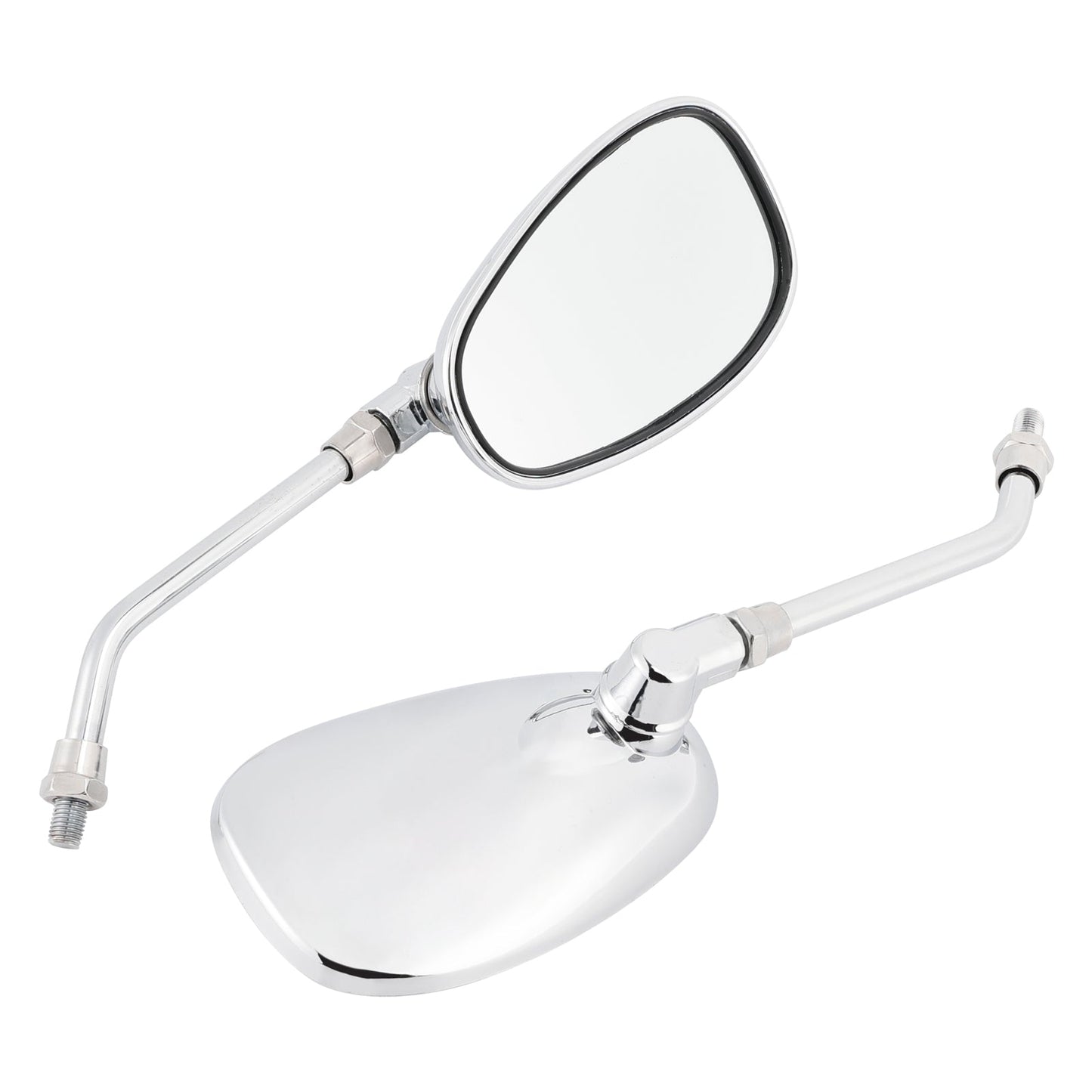 Coppia specchietti retrovisori neri M10 per Yamaha V-Star XVS650 1998-2004 XVS1100 00-09