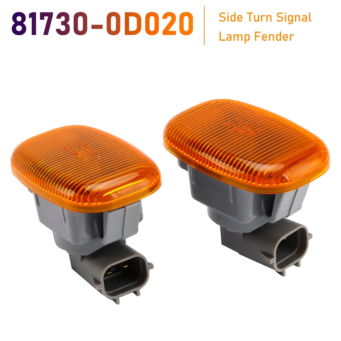 Indicatore di direzione laterale, luce parafango per Toyota Corolla Camry MR2 81730-0D020